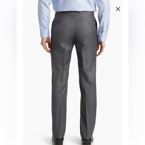 Peter Millar Harker Charcoal Wool Dress Pants Size 40 Business Casual Formal - Picture 2 of 9